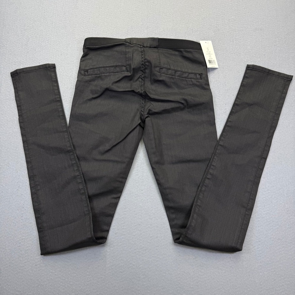 Helmut Lang Black Elastic Legging Slate Wash Skinny Pants B07HW204 Size 24 NEW